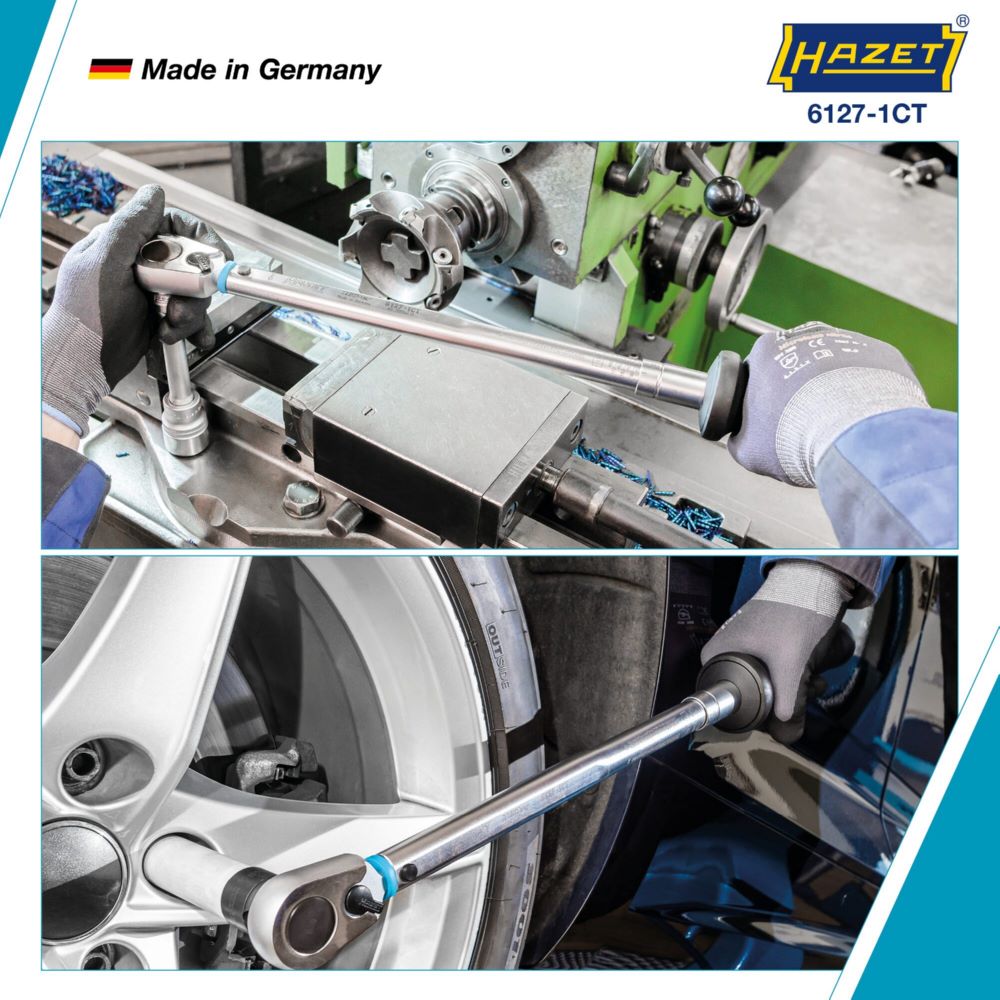 Produktbild Hazet Drehmomentschlüssel US-STANDARD 6127-1CT  Länge 545 mm bild 2