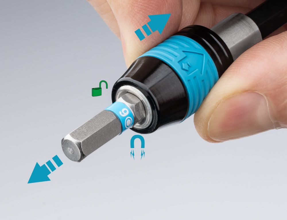 Produktbild Hazet Drehmomentschraubendreher mit Quergriff 6005CT-100 Sechskant Länge 198 mm bild 2