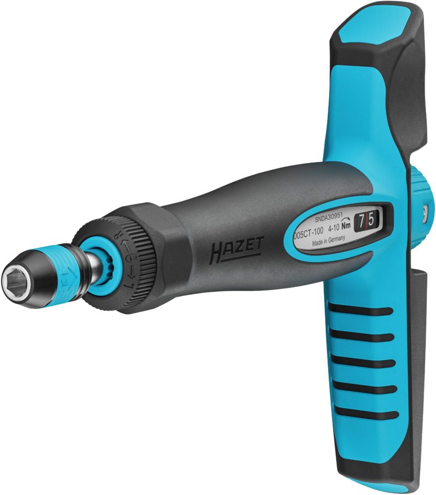 Produktbild Hazet Drehmomentschraubendreher mit Quergriff 6005CT-100 Sechskant Länge 198 mm bild 3