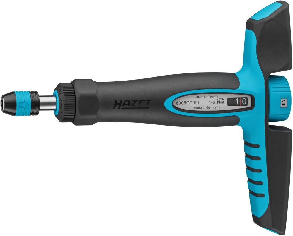 Produktbild Hazet Drehmomentschraubendreher mit Quergriff 6005CT-60 Sechskant Länge 198 mm