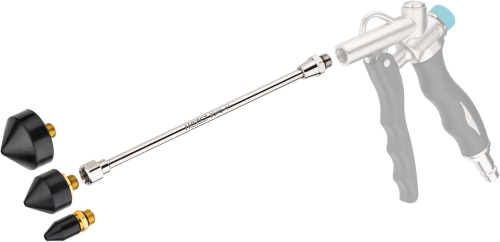 Produktbild Edelstahl Verlängerung für Ausblaspistole 9040-41 Länge 187 mm bild 2