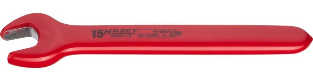 Produktbild Hazet Einmaulschlüssel 450KV-15 Außen Sechskant SW 15 mm Länge 166 mm