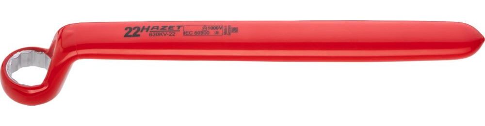 Produktbild Hazet Einringschlüssel schutzisoliert 630KV-22 Außen Doppelsechskant SW 22 mm