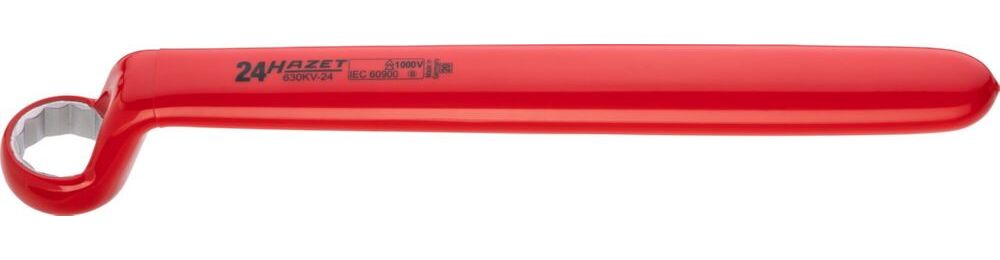 Produktbild Hazet Einringschlüssel schutzisoliert 630KV-24 Außen Doppelsechskant SW 24 mm