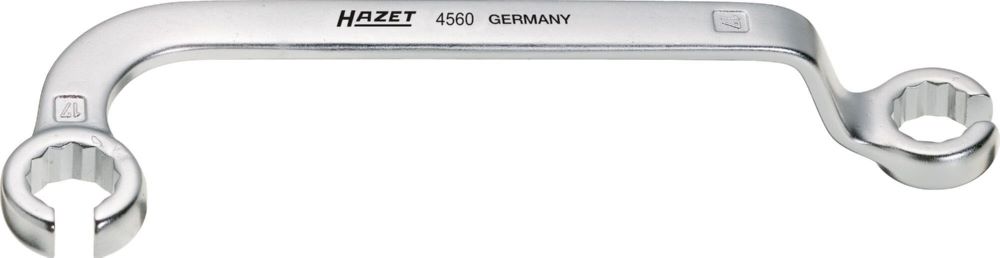 Produktbild Hazet Einspritzleitungsschlüssel 4560 Außen Doppelsechskant SW 17 x 17 mm