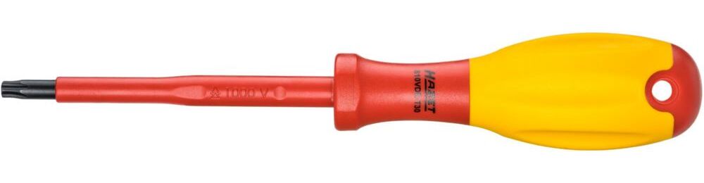 Produktbild Hazet Elektriker-Schraubendreher schutzisoliert 810VDE-T30 Innen TORX® Profil SW T30