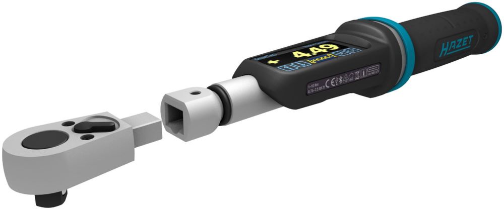 Produktbild Hazet Elektronischer Drehmomentschlüssel 7280-2STAC 1-10 Nm 1/4 Zoll 260 mm bild 7