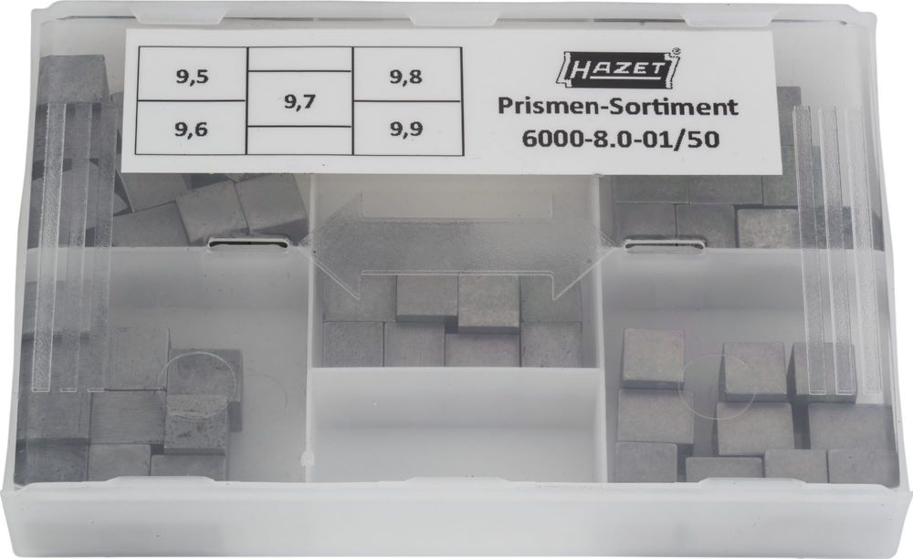 Produktbild Hazet Ersatzteil Satz 6000-8.0-01/50 9,5 bis 9,9 mm
