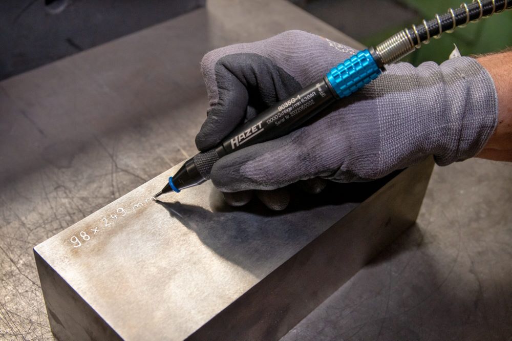 Produktbild Hazet Gravierstift 9035G-1 für Metalle Schlauchlänge 1,5 m bild 3