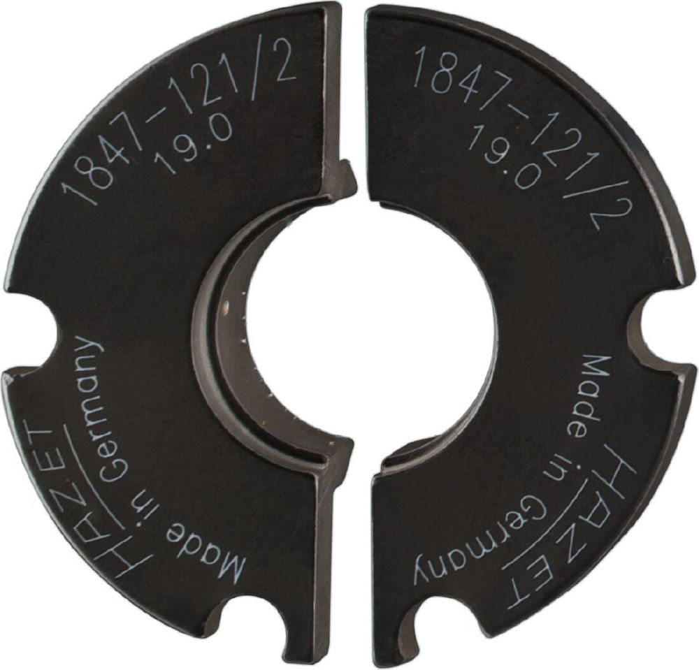 Produktbild Hazet KFZ Halbschalen Paar Durchmesser 19 mm 1847-121/2