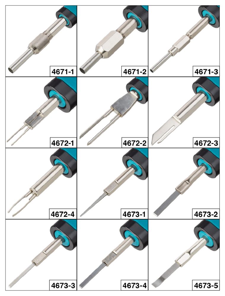 Produktbild Hazet Kabelentriegeler Sortiment 4670-1/12 12 Teile bild 8