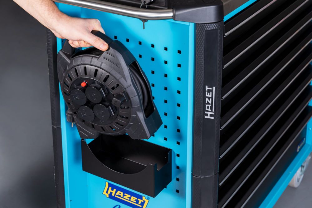 Produktbild Hazet Kabeltrommel mit Halter 161N-3D/2 für Werkstattwagen Assistent bild 2