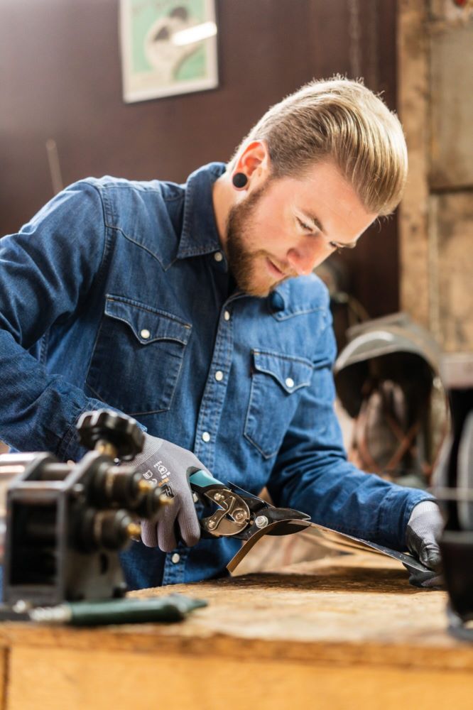 Produktbild KFZ Karosserie Blechschere bis 1,8 mm 1961L-1 Länge 260 mm bild 2