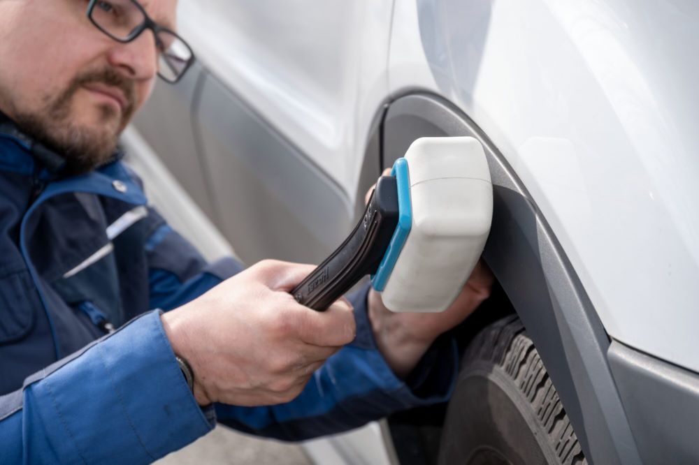 Produktbild Hazet Klebschlag Hammer 1959-4 mit verstellbarem Griff 280 mm bild 4