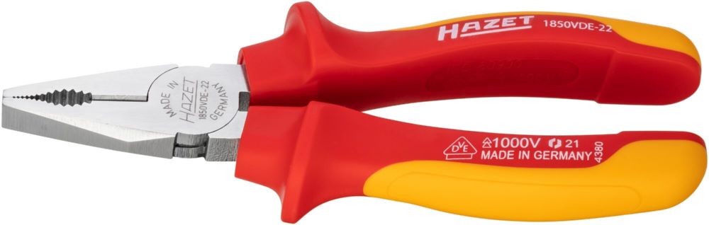 Produktbild Hazet Kombizange schutzisoliert 1850VDE-22 Länge 160 mm