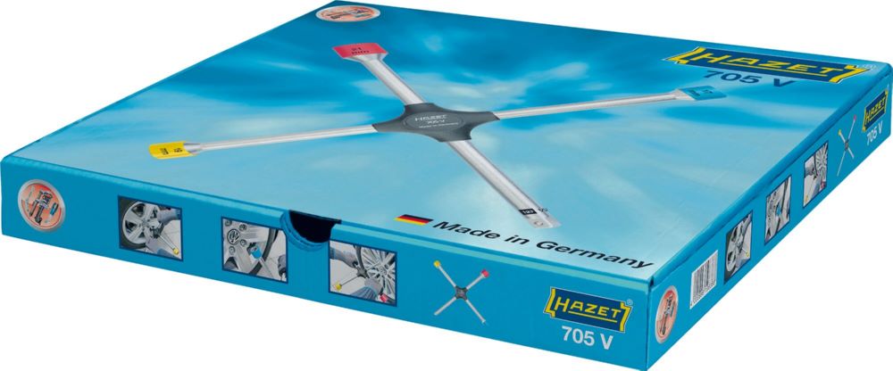 Produktbild Kreuzschlüssel 705V 1/2 Zoll Profile Länge 380 mm bild 4