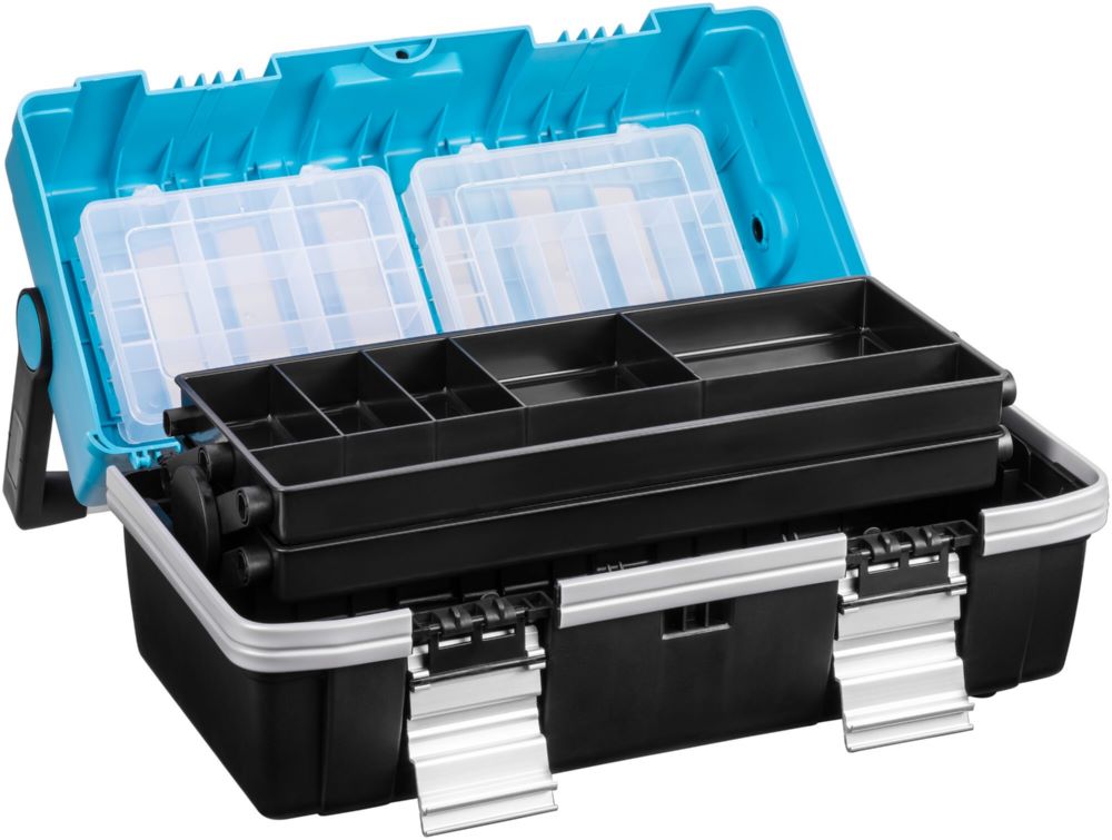 Produktbild Hazet Kunststoff Werkzeugkasten L 470 x B 250 x H 215 mm blau schwarz bild 3