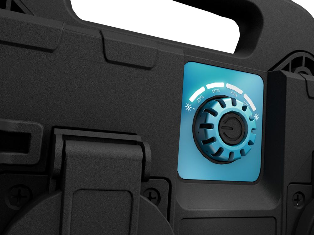 Produktbild Hazet LED Arbeitsstrahler · 60 Watt 1979FC-60 · L x B x H: 304 mm x 102 mm x 238 bild 5