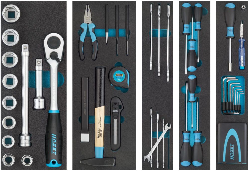 Produktbild Hazet Metall Werkzeugkasten mit Sortiment 190/79 2-22 PH1-PH3 PZ1-PZ T10-T40 bild 3