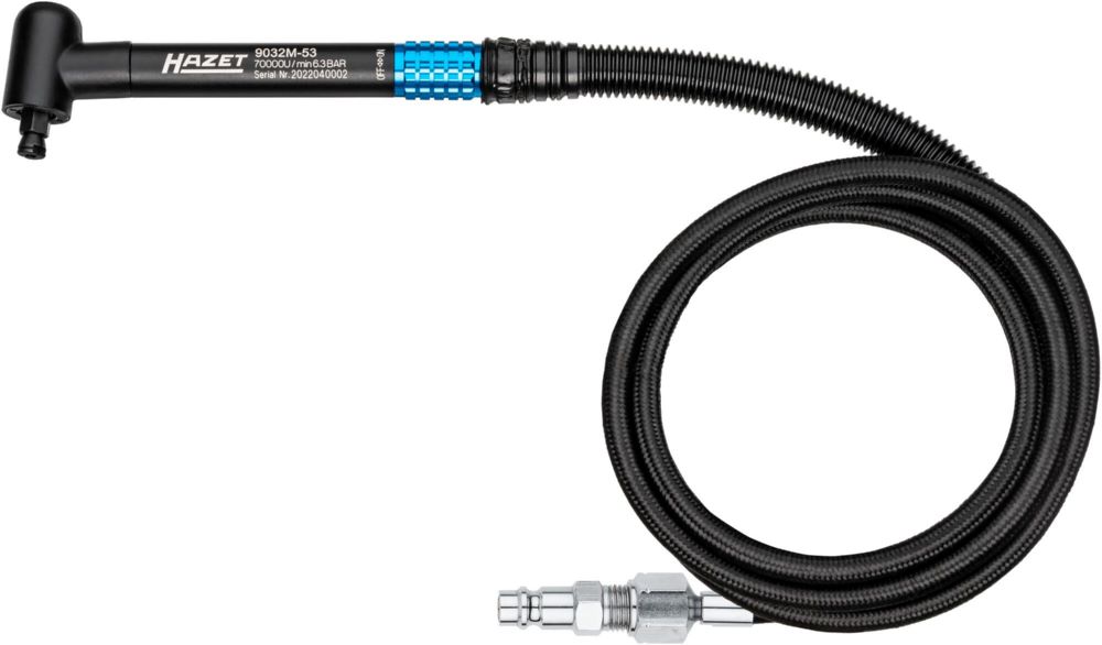 Produktbild Hazet Mikro Stabschleifer abgewinkelt 9032M-53 Schlauchlänge 1,5 m