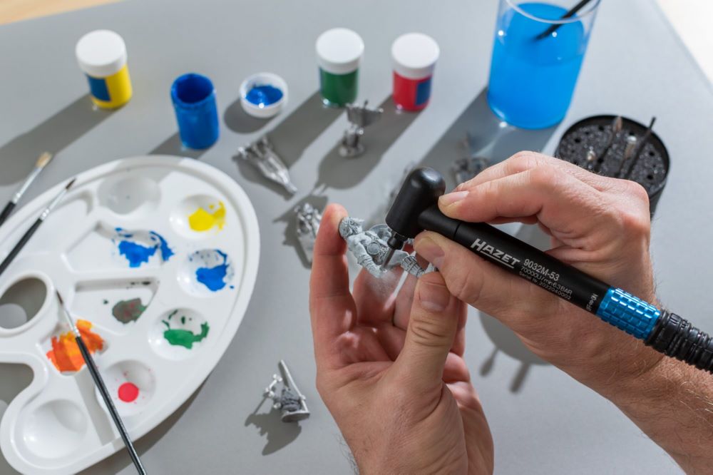 Produktbild Hazet Mikro Stabschleifer abgewinkelt 9032M-53 Schlauchlänge 1,5 m bild 2