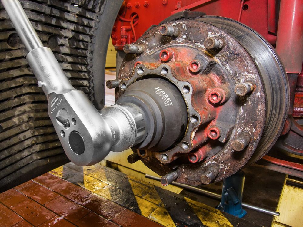 Produktbild Hazet Nkw Zapfenschlüssel Satz für Hinterachse MAN 4937-111/2 1 Zoll Vierkant bild 2