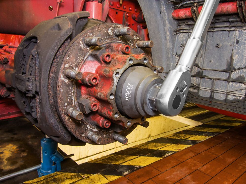 Produktbild Hazet Nkw Zapfenschlüssel Satz für Hinterachse MAN 4937-111/2 1 Zoll Vierkant bild 3