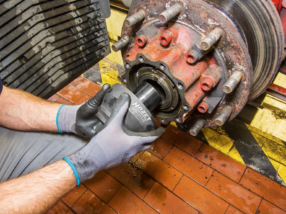 Produktbild Hazet Nkw Zapfenschlüssel Satz für Hinterachse MAN 4937-111/2 1 Zoll Vierkant bild 4