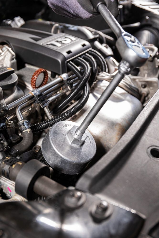 Produktbild Ölfilterschlüssel 2169 mit 3/8 Zoll SW 74 mm Vierkant Außen 14 kant bild 3