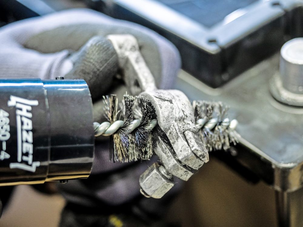 Produktbild Pol und Batterieklemmen Reinigungsbürste 4650-4 Länge 120 mm bild 2