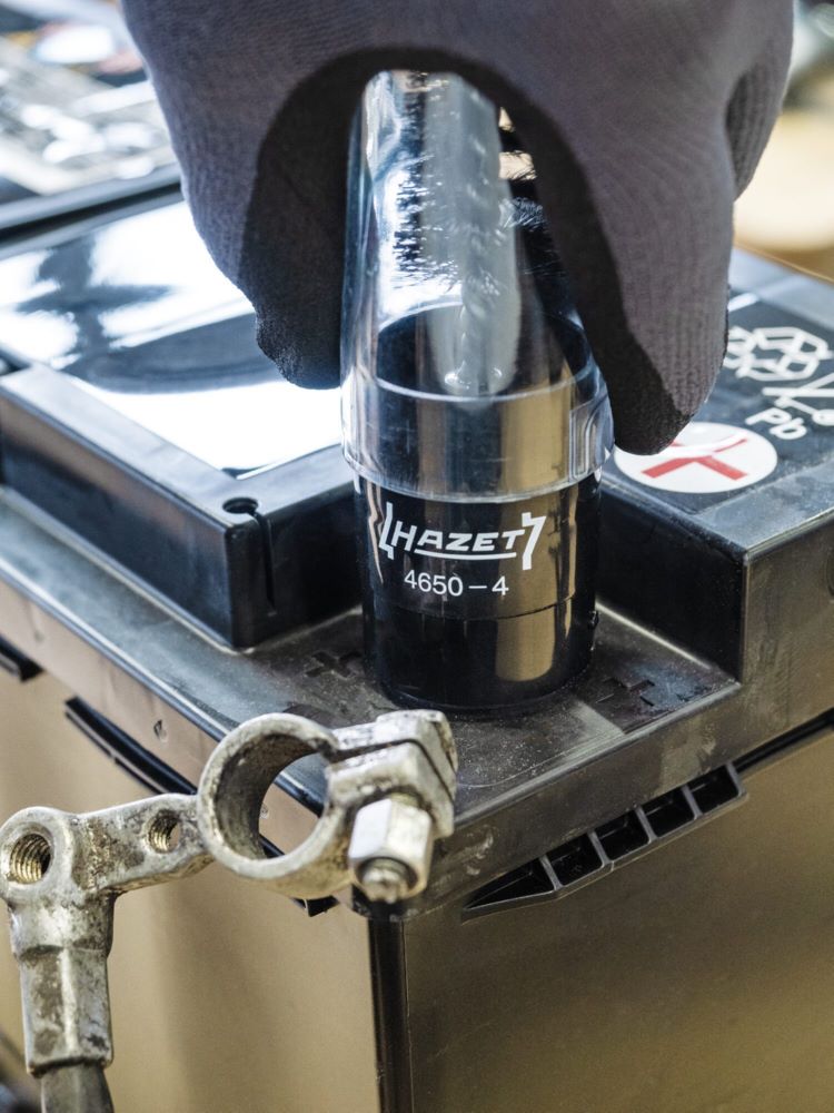 Produktbild Pol und Batterieklemmen Reinigungsbürste 4650-4 Länge 120 mm bild 4