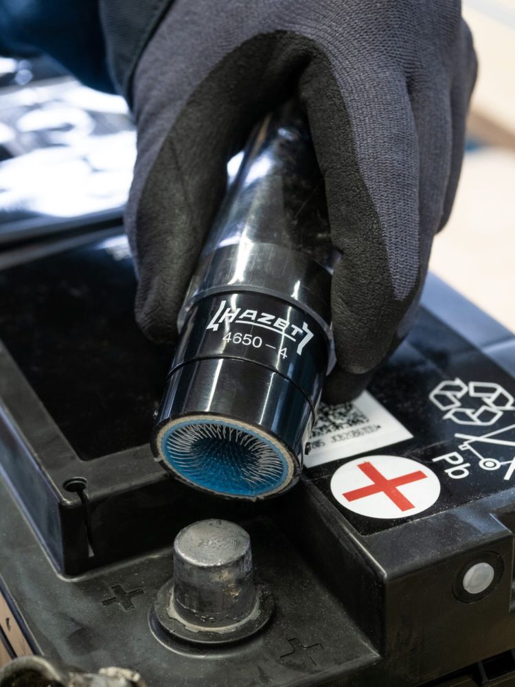 Produktbild Pol und Batterieklemmen Reinigungsbürste 4650-4 Länge 120 mm bild 5