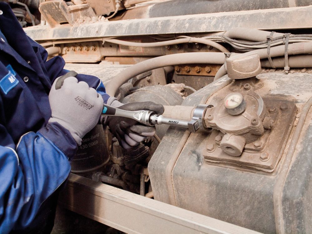 Produktbild Ringschlüssel offen 1/2 Zoll Vierkant Sechskant Profile SW 32 mm bild 3