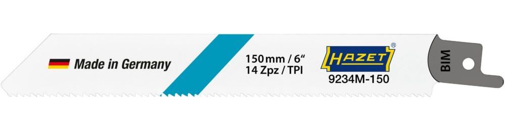 Produktbild Hazet Säbelsägeblätter 150 x 19 mm Satz 9234M-150/5 5 teilig