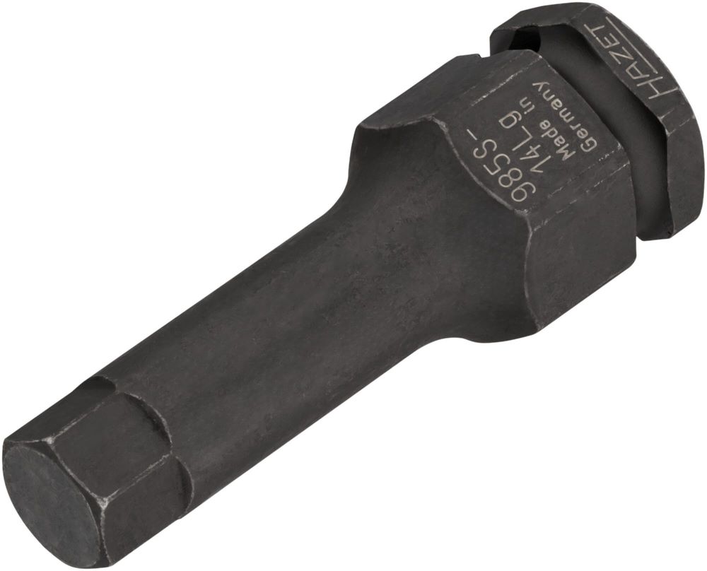 Produktbild Hazet Schlag Maschinen Schraubendreher Steckschlüsseleinsatz 985S-14LG SW 14 mm