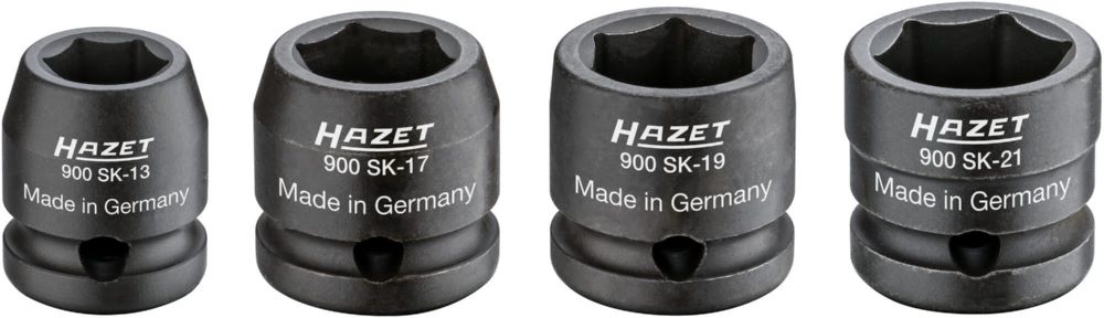 Produktbild Hazet Maschinenschrauber Steckschlüsseleinsatz Satz 900SK/4 mit 1/2 Zoll 13 17 19 21