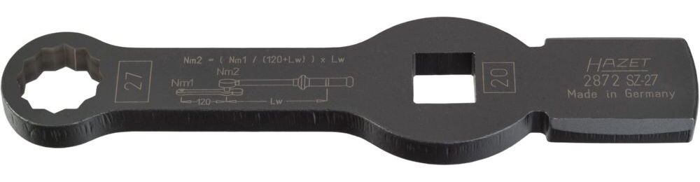 Produktbild Schlag Ringschlüssel für LKW mit 2 Schlagflächen 2872SZ-27 SW 27 mm 3/4 Zoll bild 4