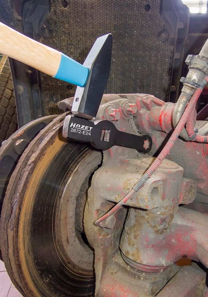 Produktbild Schlag Ringschlüssel NKW mit 2 Schlagflächen 2872-E20 3/4 Zoll SW E20 bild 3