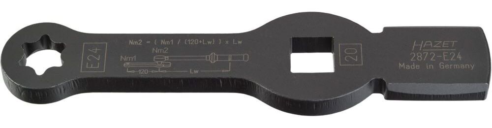 Produktbild Hazet Schlag Ringschlüssel NKW mit 2 Schlagflächen 2872-E24 3/4 Zoll SW E24