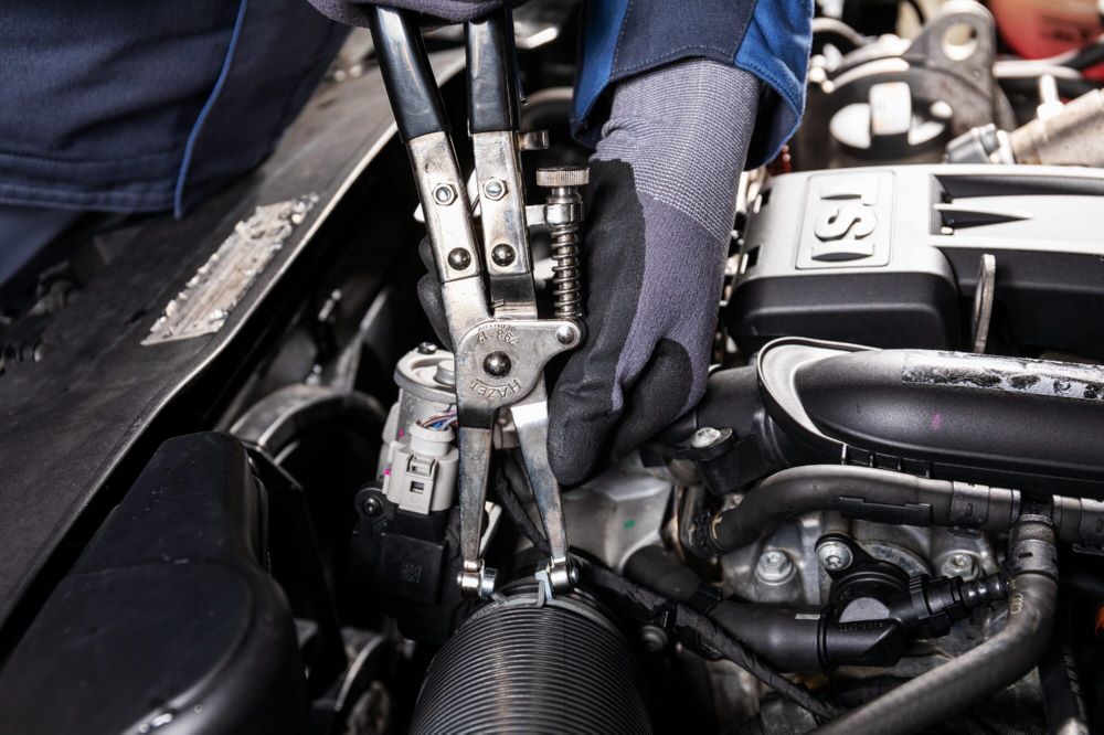 Produktbild Hazet Schlauchschellenzange 798-12 Spannbereich 80 mm Länge 320 mm bild 3