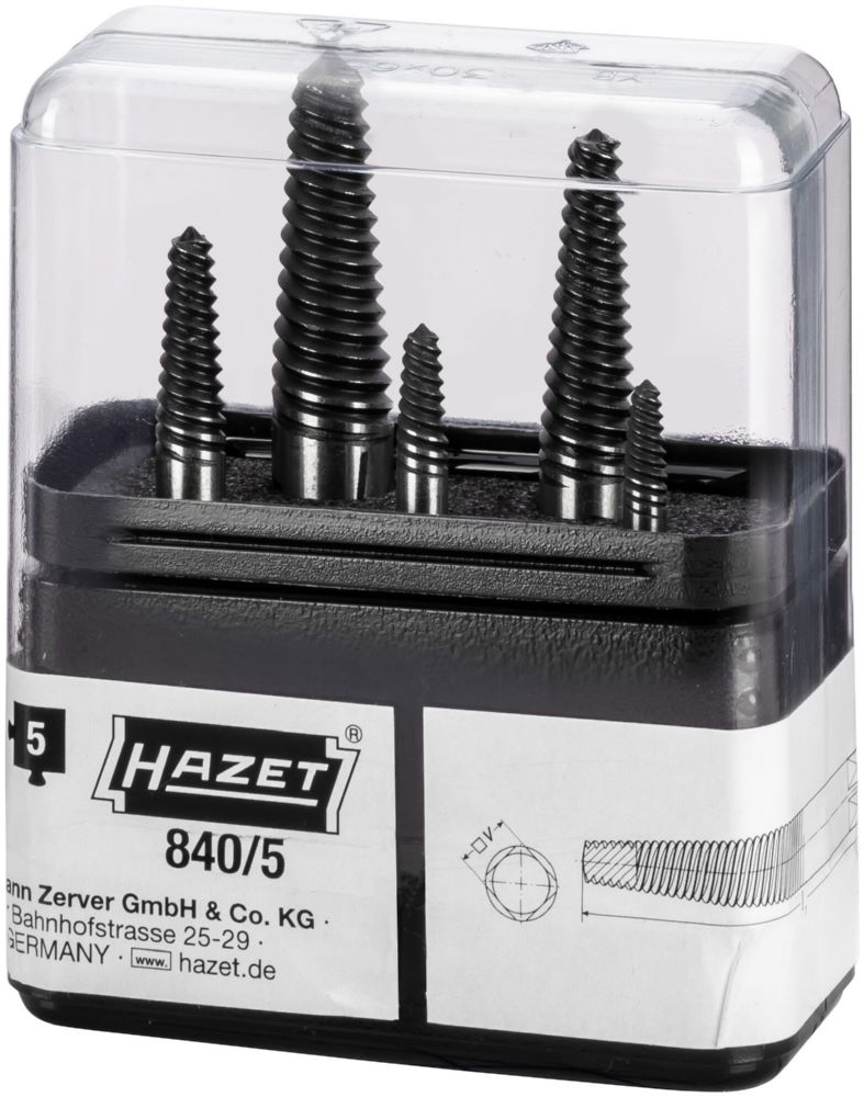 Produktbild Schraubenausdreher Satz 840/5 im Kasten 5 teilig bild 5