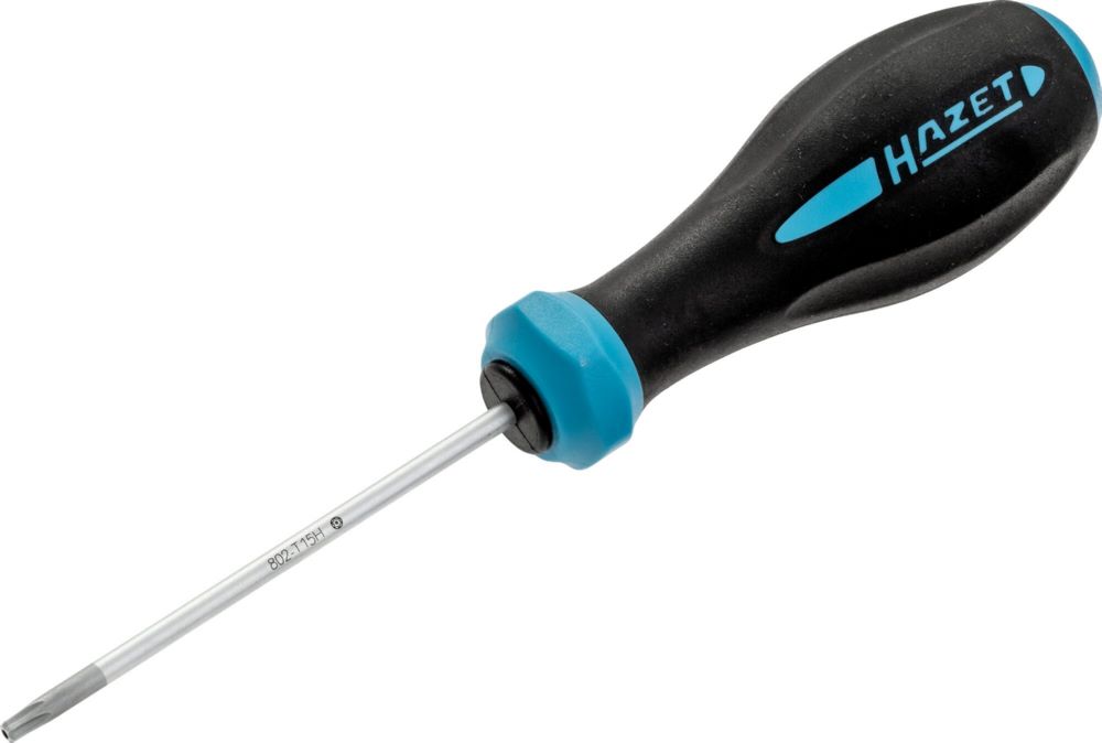 Produktbild Hazet Schraubendreher HEXAnamic® 802-T15H Tamper Resistant TORX® Profil SW T15H