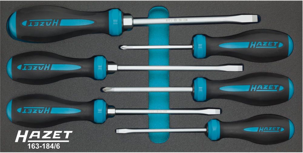 Produktbild Hazet Schraubendreher Satz Kreuzschlitz Profil PH Schlitz Profil 6 Teile
