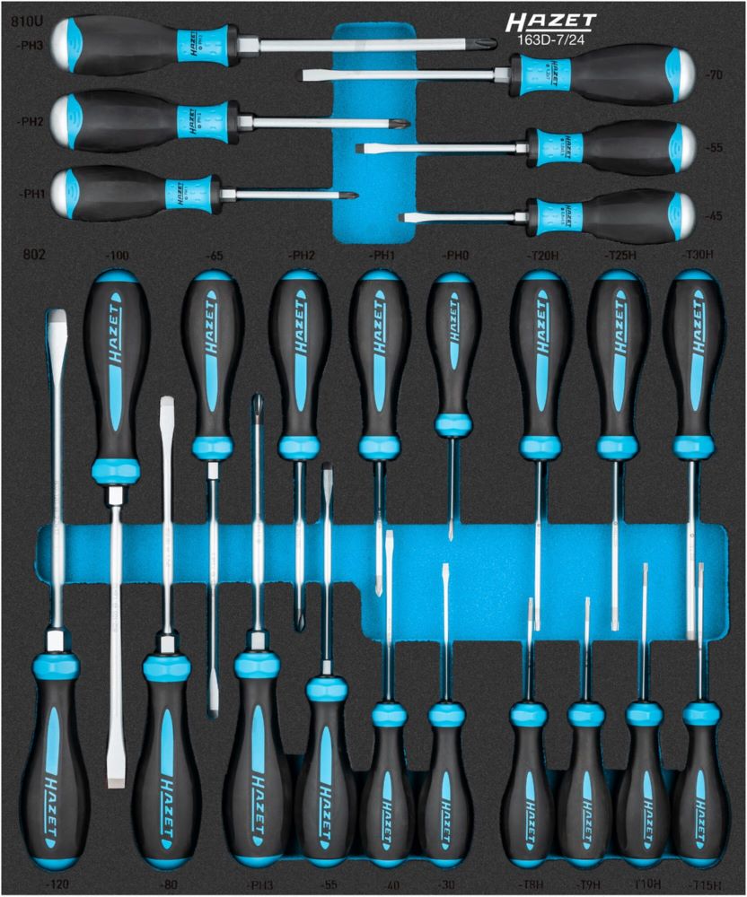 Produktbild Hazet Schraubendreher Satz 163D-7/24 T8H-T30H PH0-PH3