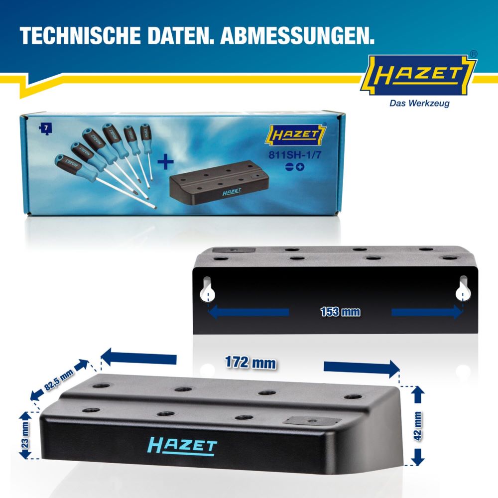 Produktbild Schraubendreher Satz 811SH-1/7 Kreuzschlitz Profil PH Schlitz Profil 7-teilig bild 5