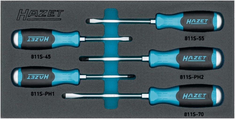 Produktbild Schraubendreher Satz Schlagkappe Kreuzschlitz Profil PH Schlitz Profil 5 teilig bild 2