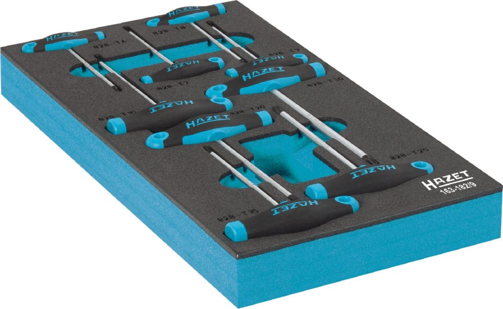 Produktbild Hazet Schraubendreher Satz mit T-Griff 163-182/9 Innen Torx Profil bild 3