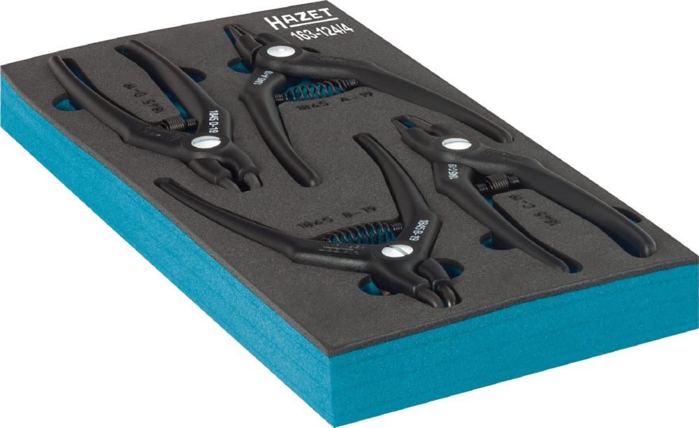 Produktbild Hazet Sicherungsringzangen Satz 163-124/4 im Ordnungssystem bild 3