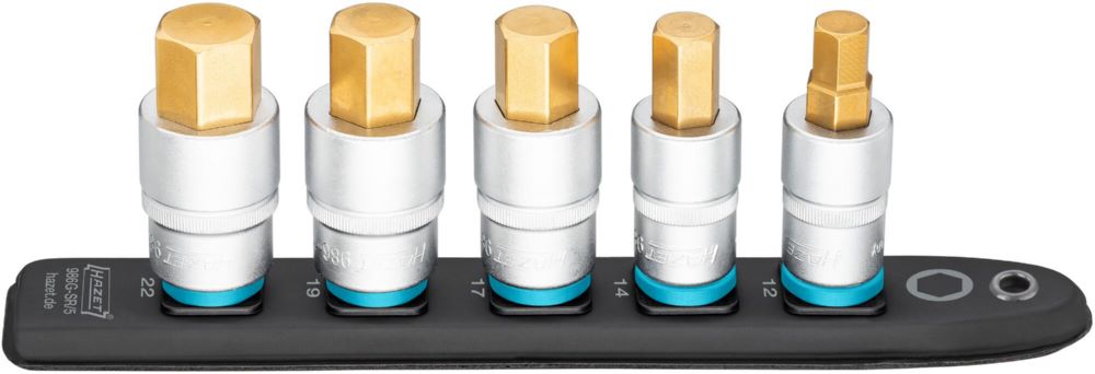 Produktbild Hazet SmartRail Steckleiste mit 1/2 Zoll 12 14 17 19 22