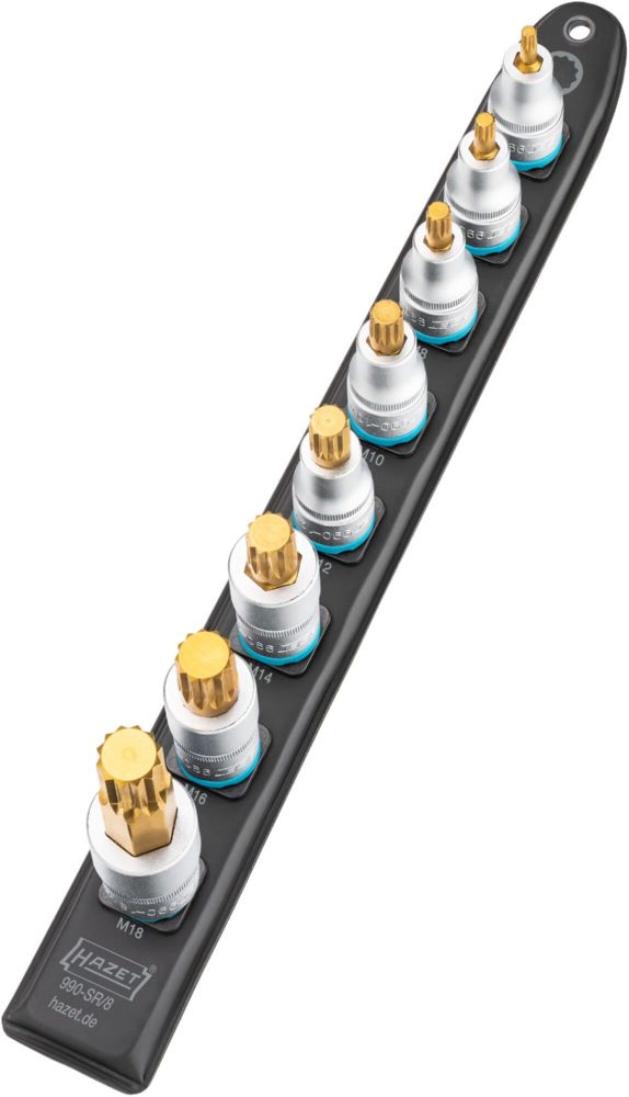 Produktbild Hazet SmartRail Flexible Kunststoff Steckleiste 990-SR/8 1/2 Zoll Vielzahn Profil XZN bild 4